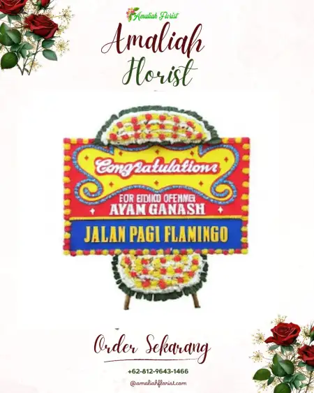 Sewa Papan Bunga Cageur